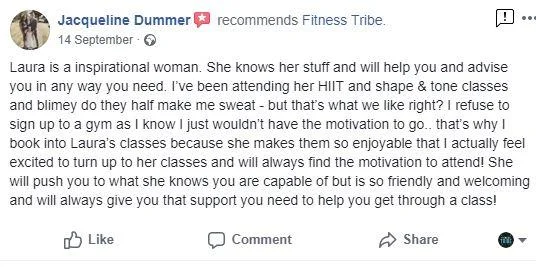 Fitness Tribe member review